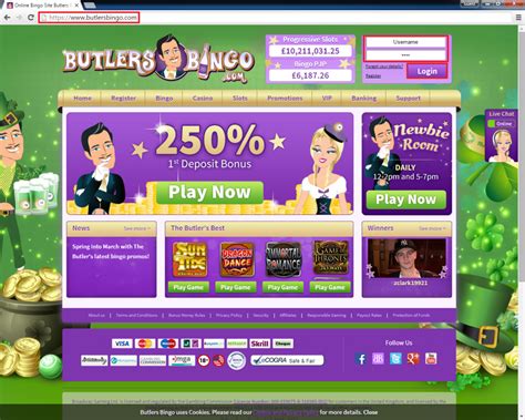 Butlers bingo casino login